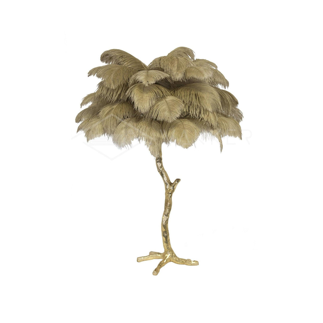 Strutsfjäder Bordslampa