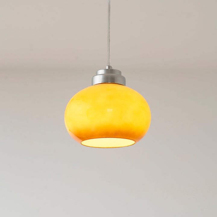 Oval Persimon Pendellampa
