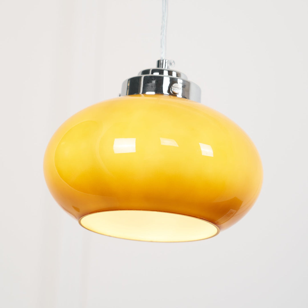 Oval Persimon Pendellampa