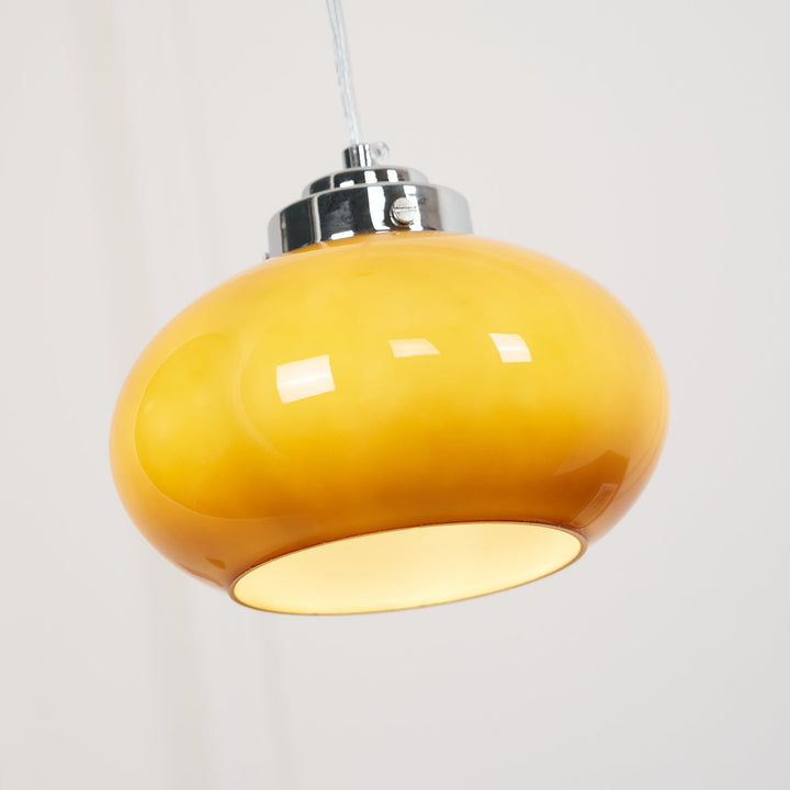 Oval Persimon Pendellampa