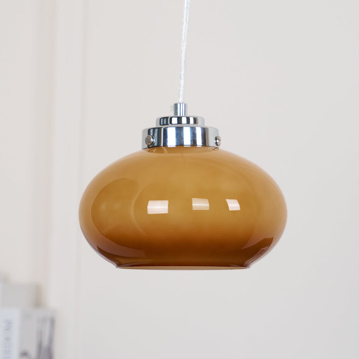 Oval Persimon Pendellampa