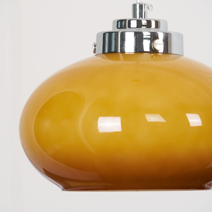 Oval Persimon Pendellampa