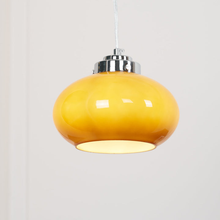Oval Persimon Pendellampa