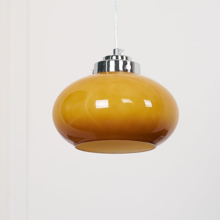 Oval Persimon Pendellampa