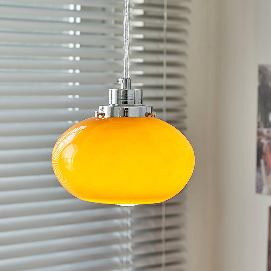 Oval Persimon Pendellampa