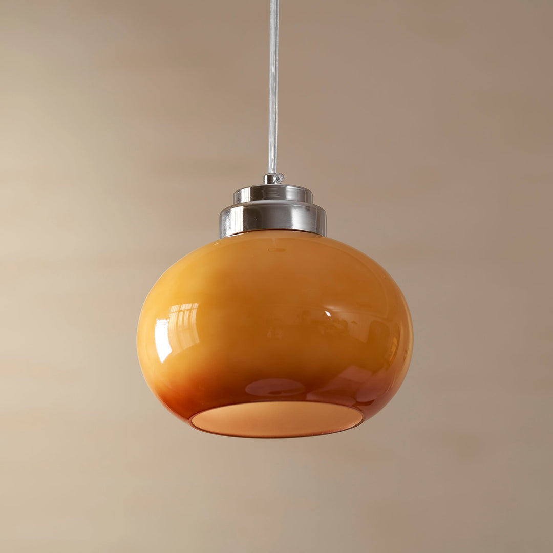 Oval Persimon Pendellampa