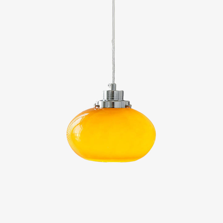 Oval Persimon Pendellampa