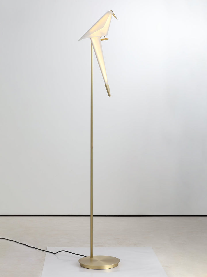 Papperstrana Golvlampa