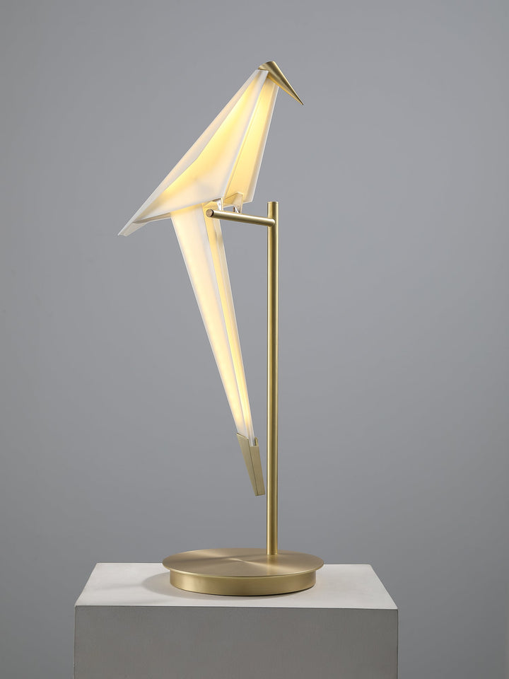 Papperskranfågel Bordslampa