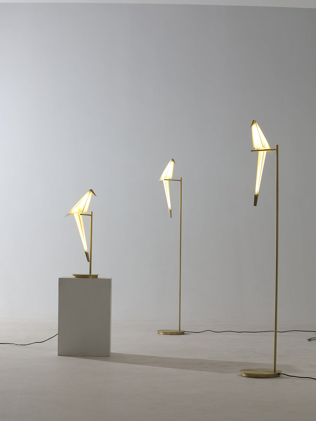 Papperskranfågel Bordslampa
