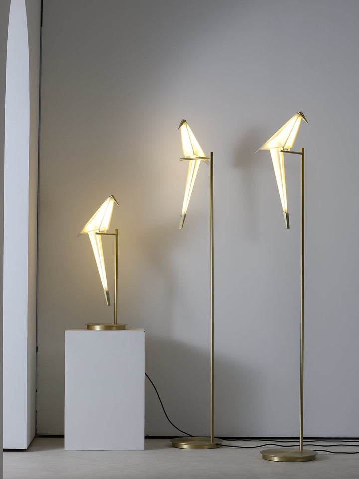 Papperskranfågel Bordslampa