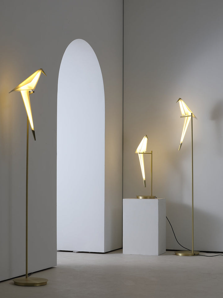 Papperskranfågel Bordslampa
