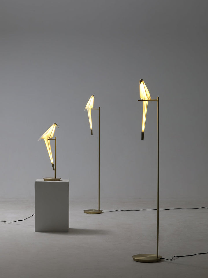 Papperskranfågel Bordslampa