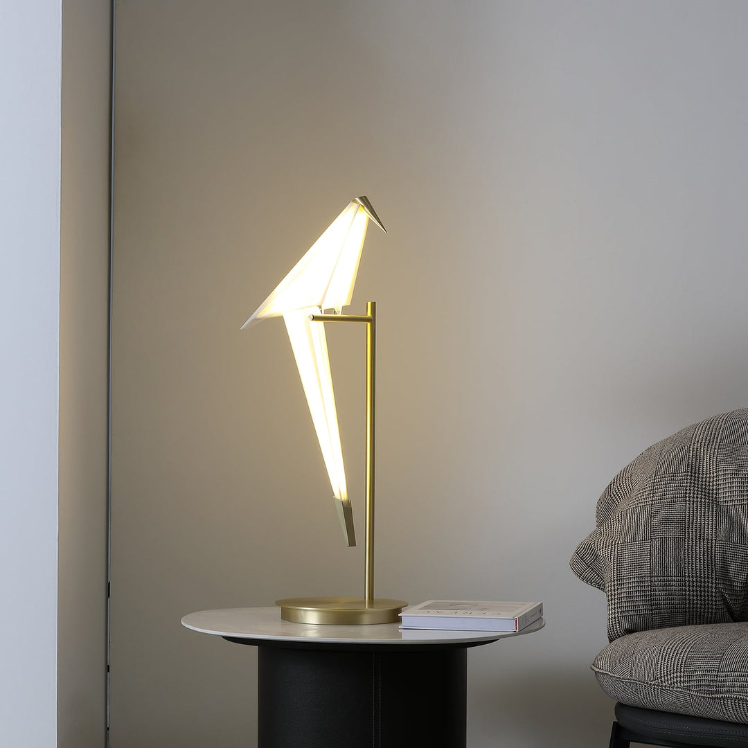 Papperskranfågel Bordslampa