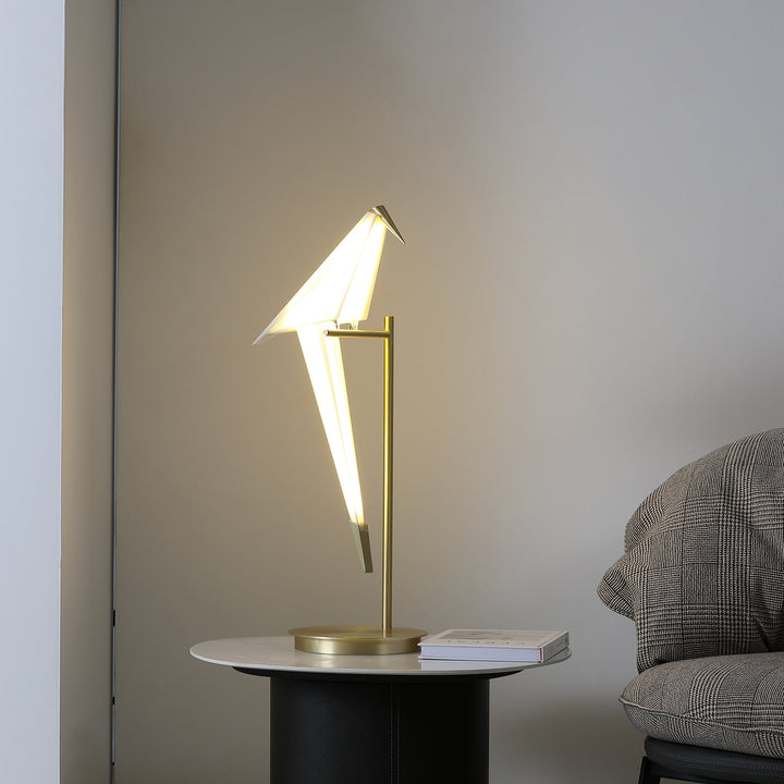 Papperskranfågel Bordslampa