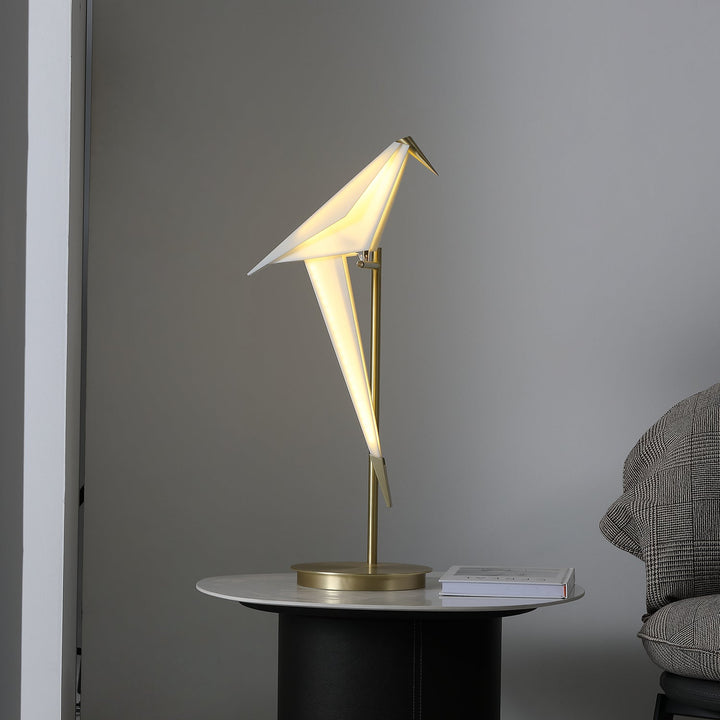 Papperskranfågel Bordslampa