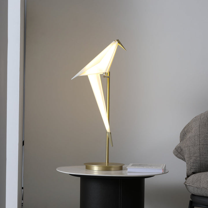Papperskranfågel Bordslampa