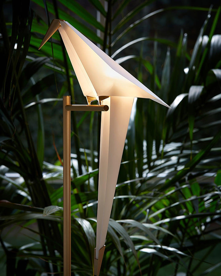 Papperstrana Golvlampa