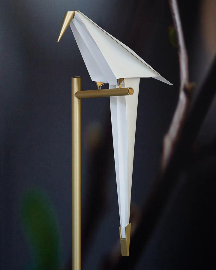 Papperstrana Golvlampa