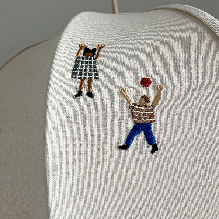 Park Broderad Textil Hänglampa