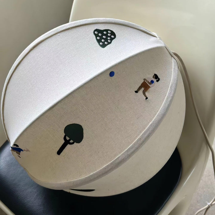Park Broderad Textil Hänglampa