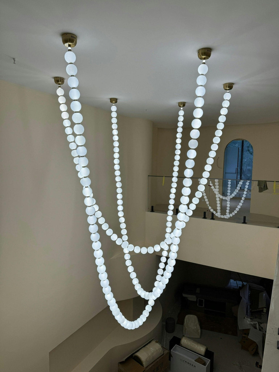 Pärlhalsband Bollar Kandelaber