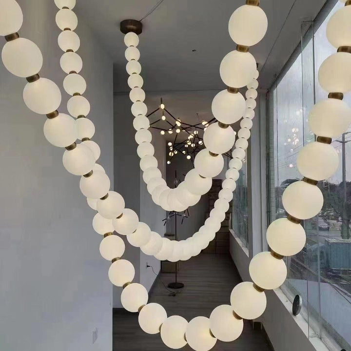 Pärlhalsband Bollar Kandelaber