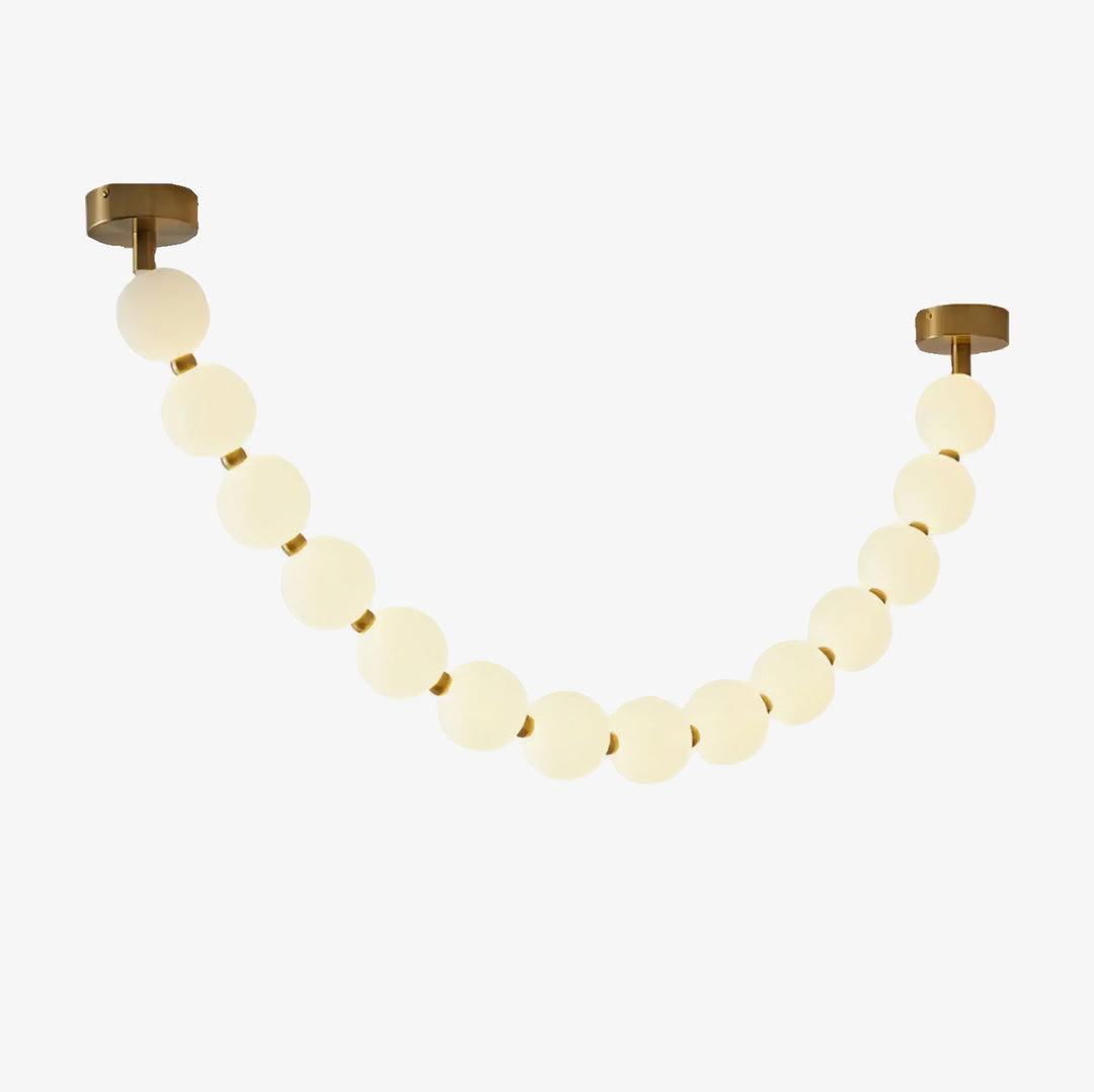 Pärlhalsband Bollar Kandelaber