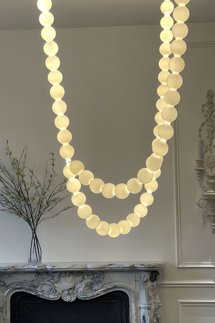 Pärlhalsband Bollar Kandelaber
