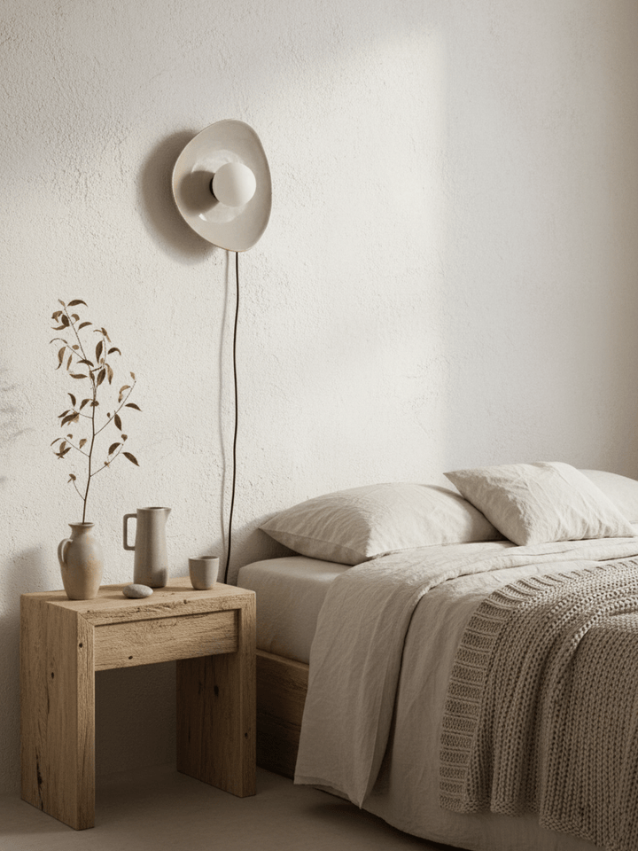 Pebble Disc Plug-in Vägglampa