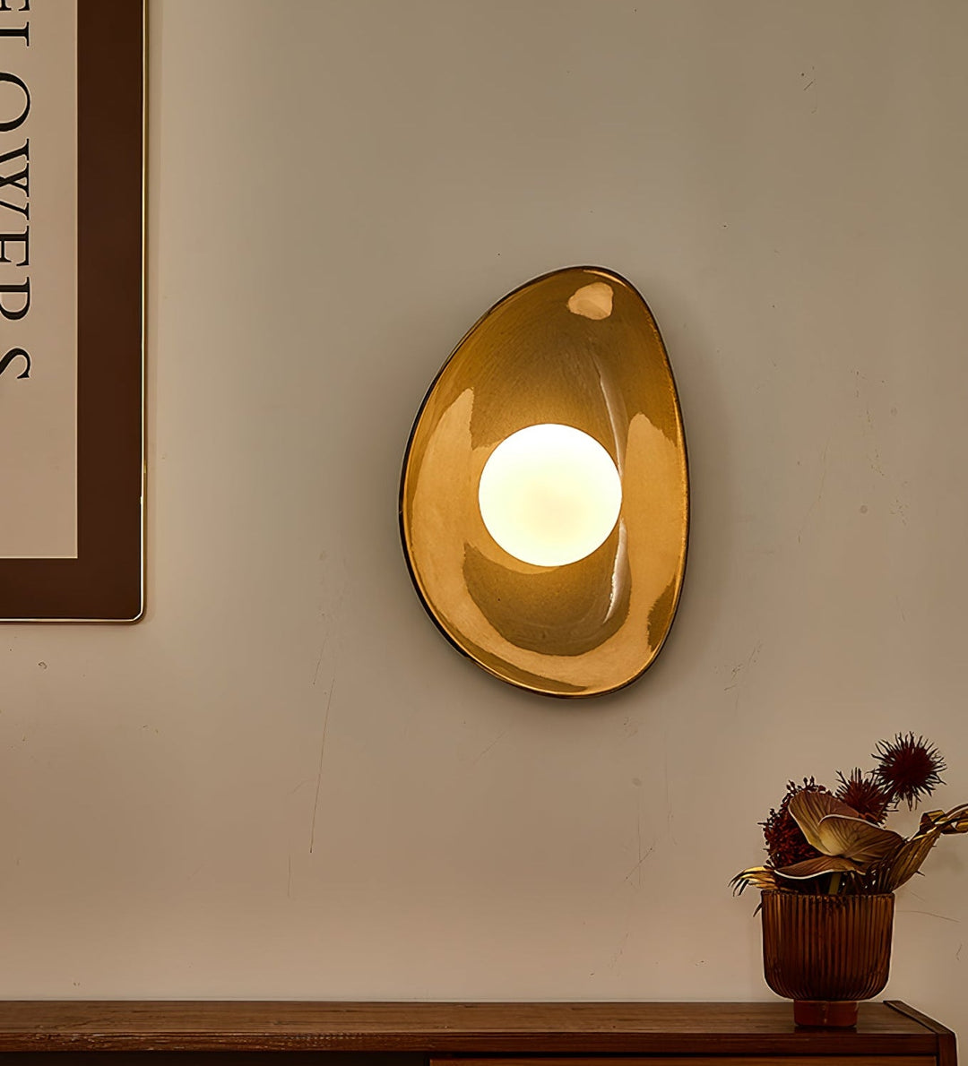 Pebble Disc Vägglampa