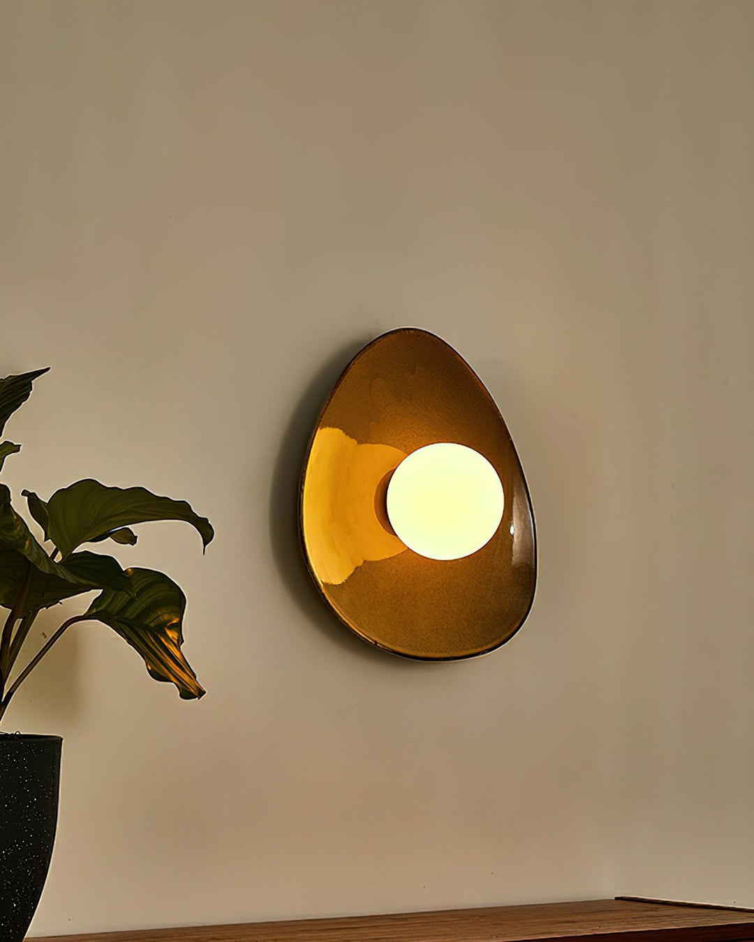Pebble Disc Vägglampa