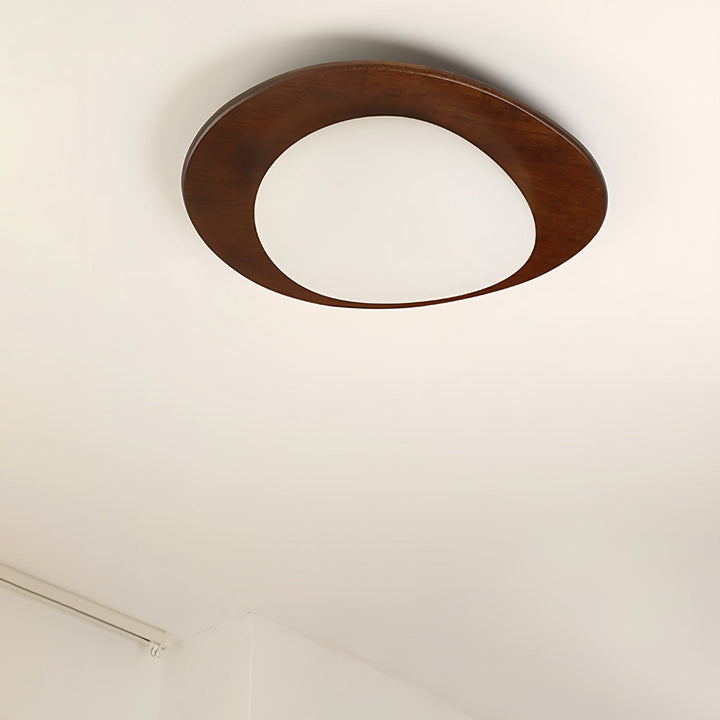 Pebble Trä Taklampa
