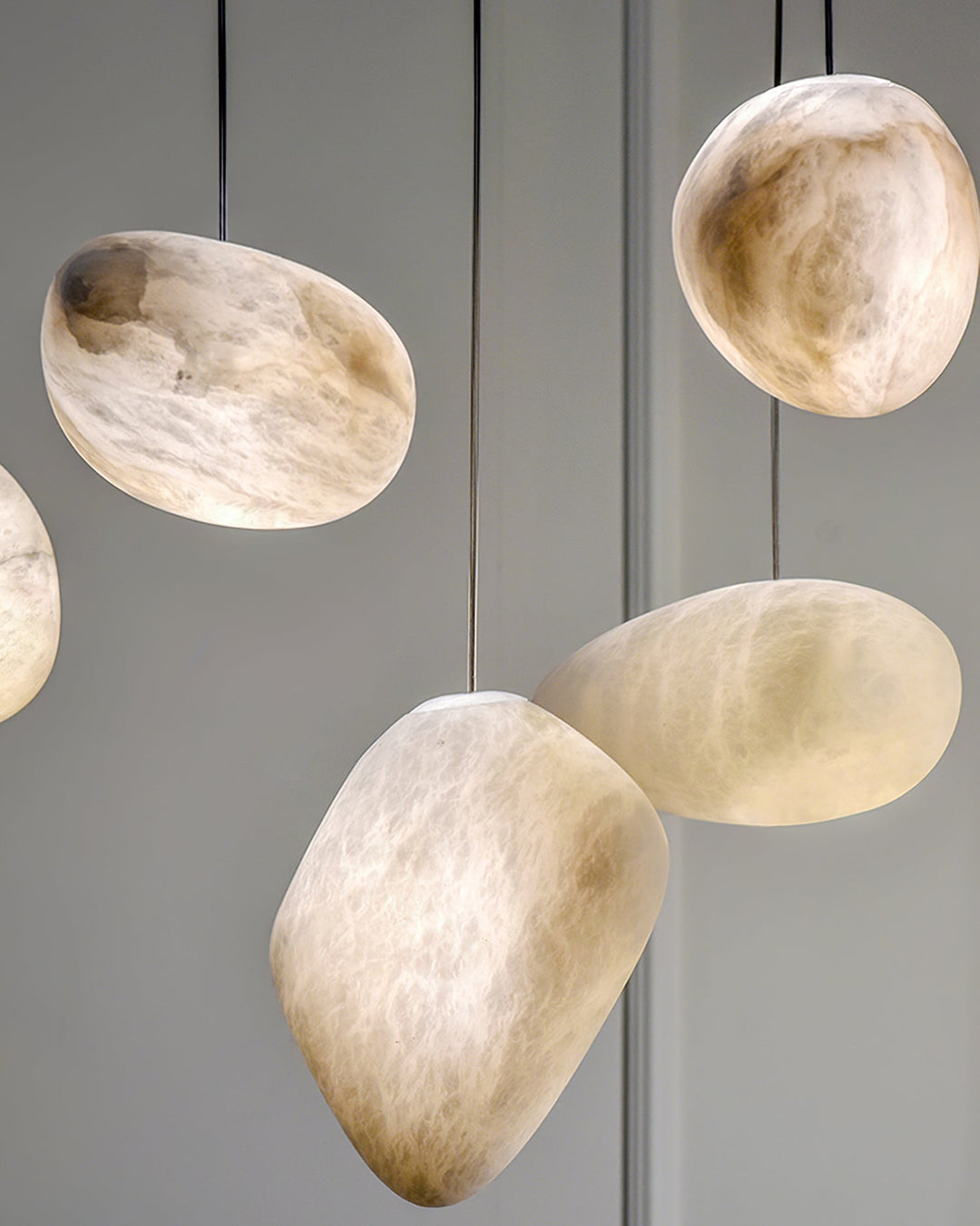 Pebbles Alabaster Pendellampa