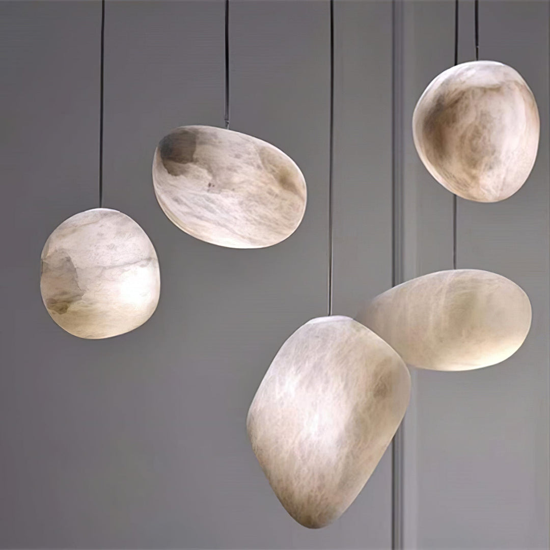 Pebbles Alabaster Pendellampa