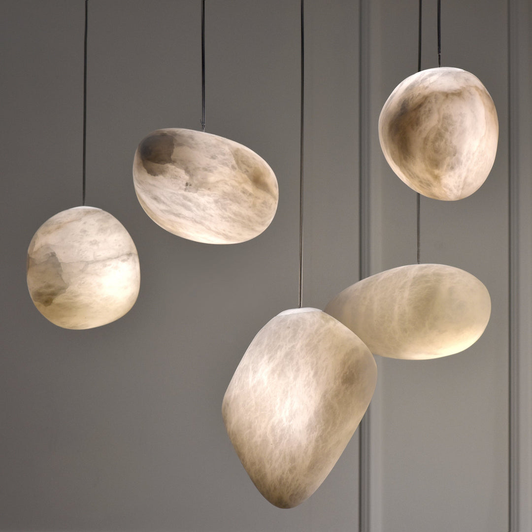 Pebbles Alabaster Pendellampa