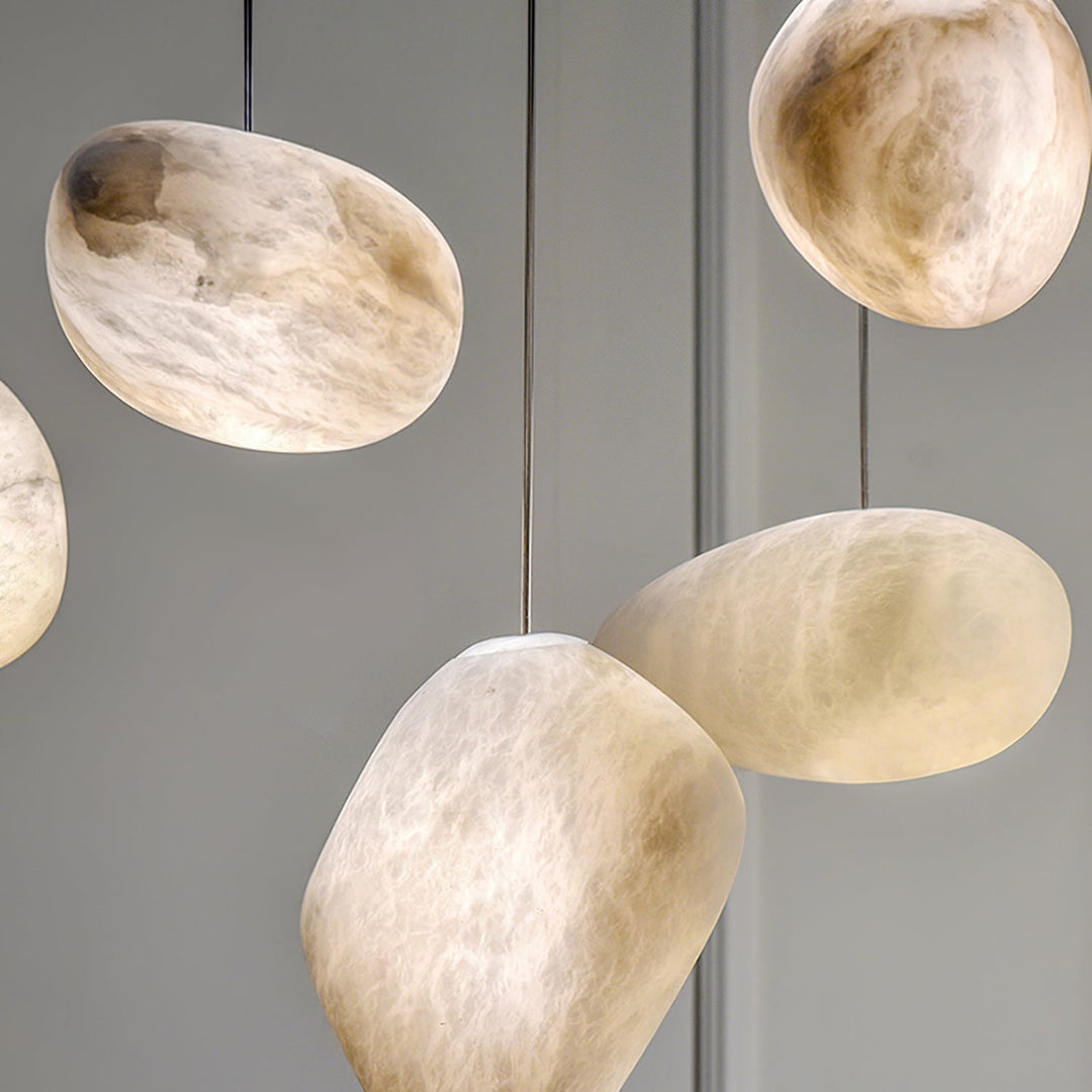 Pebbles Alabaster Pendellampa