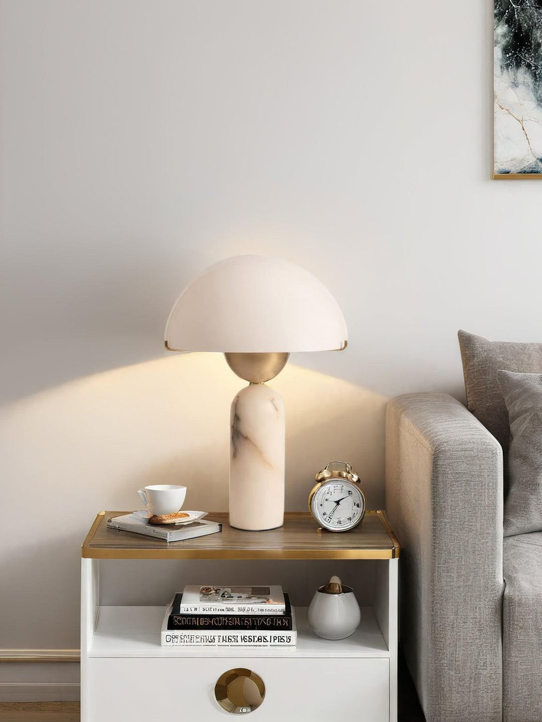 Peono Alabaster Bordslampa