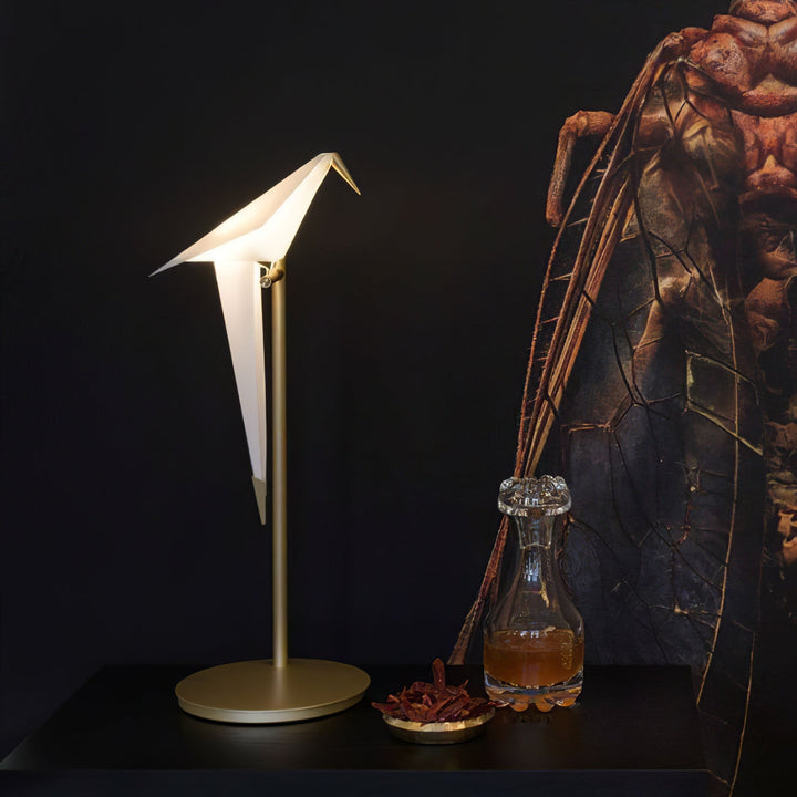 Papperskranfågel Bordslampa