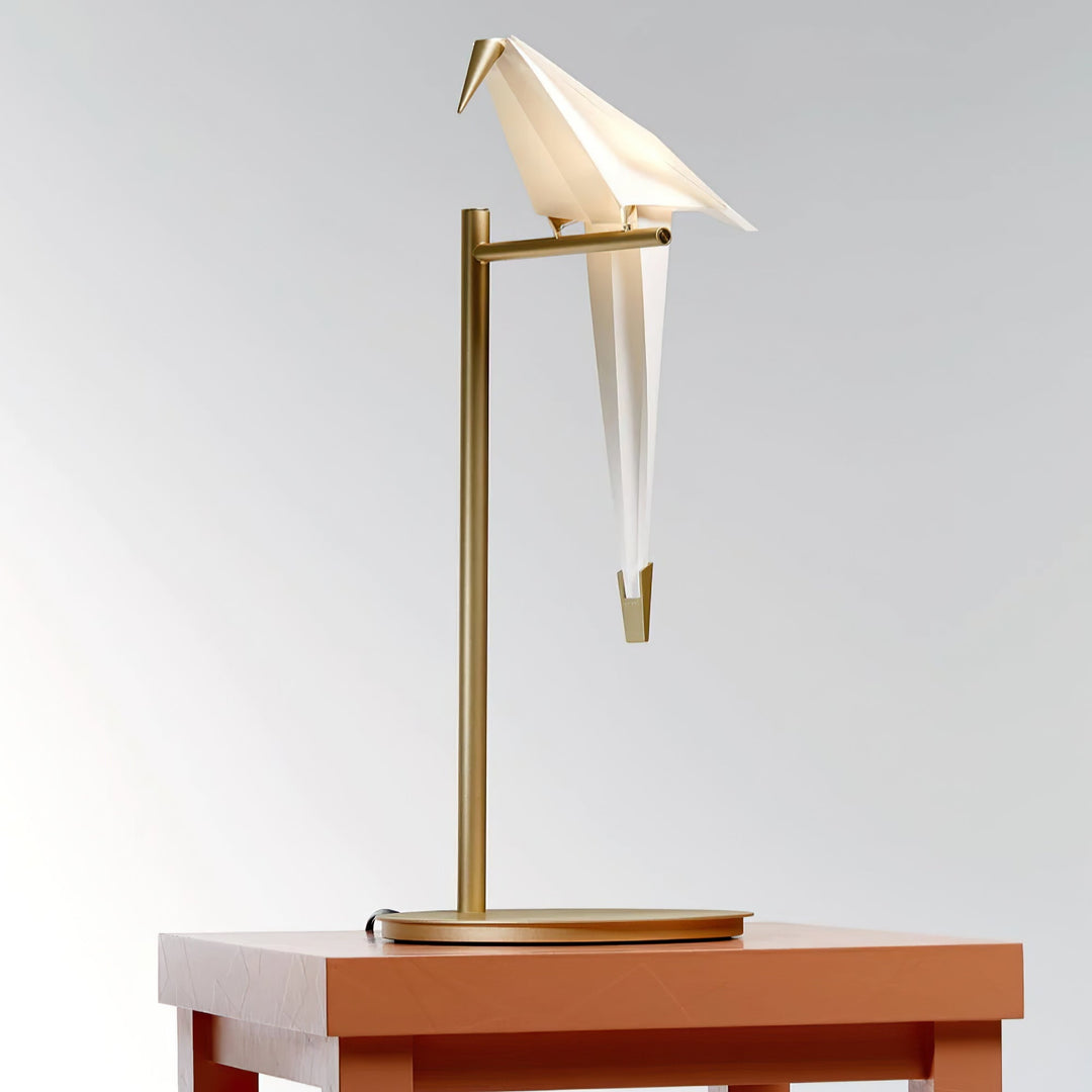 Papperskranfågel Bordslampa