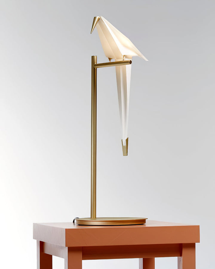 Papperskranfågel Bordslampa