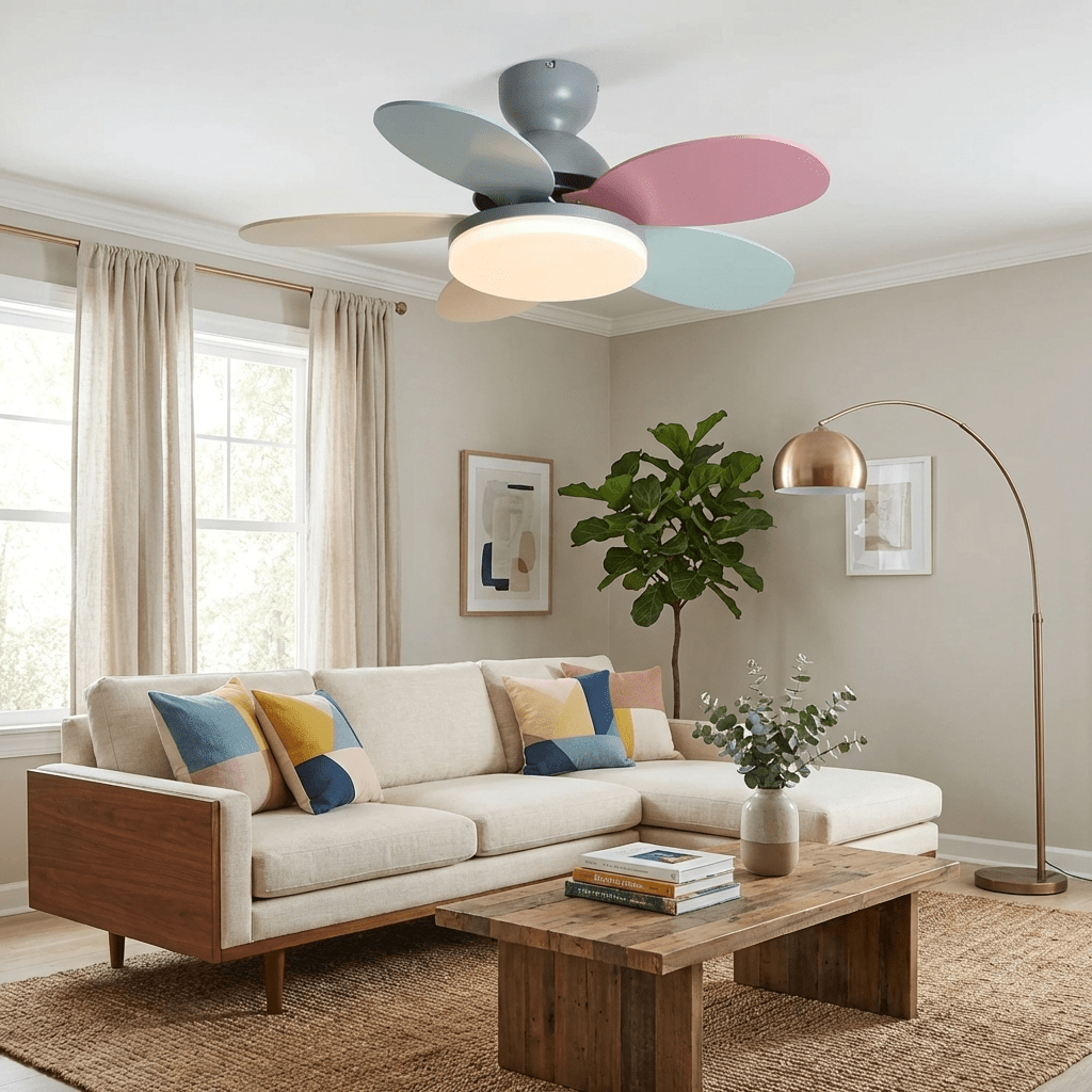 Petalo Takfläkt Lampa