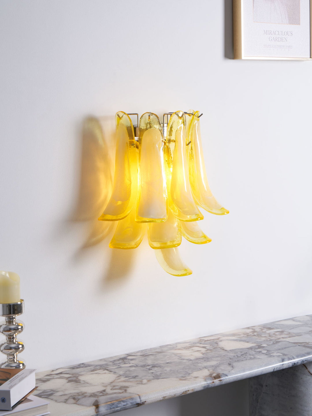 Petalo Glas Vägglampa