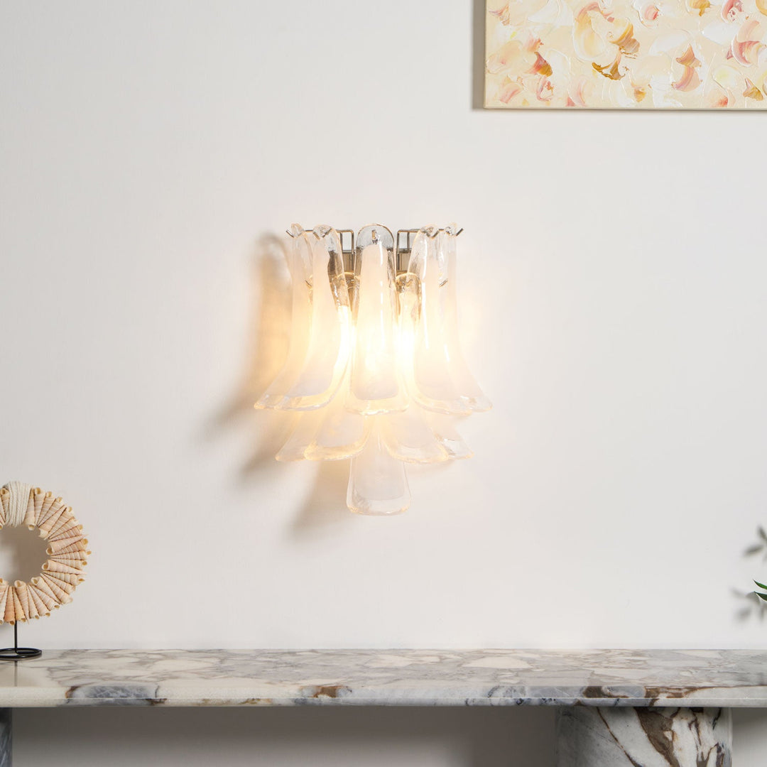 Petalo Glas Vägglampa