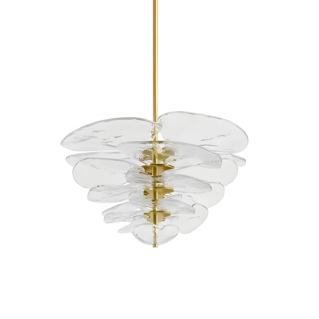 Petals Gold Murano Kandelaber