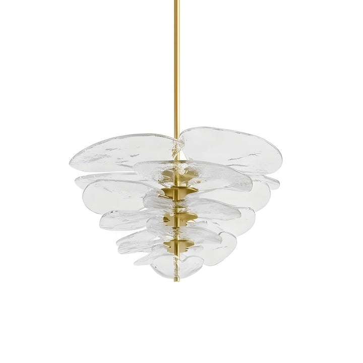 Petals Gold Murano Kandelaber