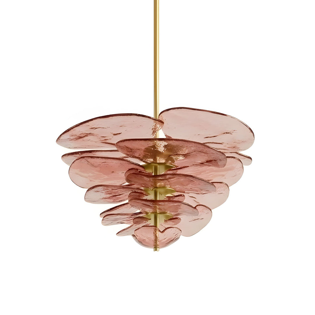 Petals Gold Murano Kandelaber
