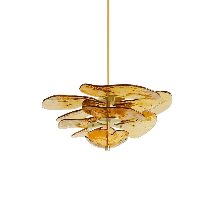 Petals Gold Murano Kandelaber