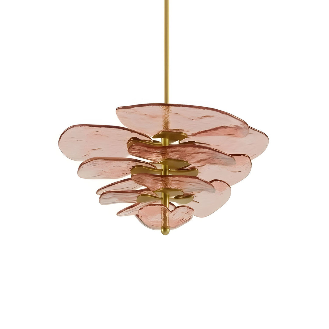 Petals Gold Murano Kandelaber