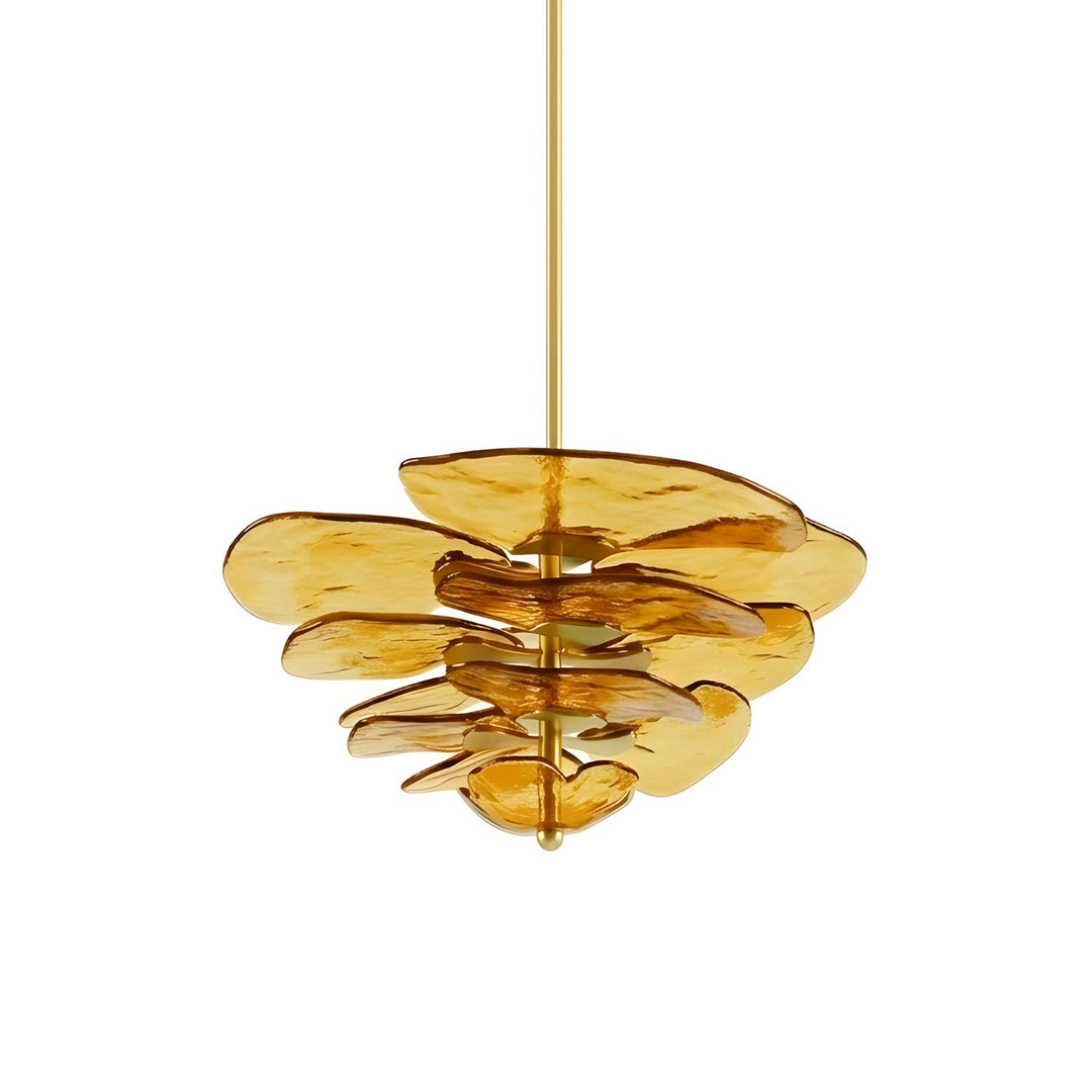 Petals Gold Murano Kandelaber